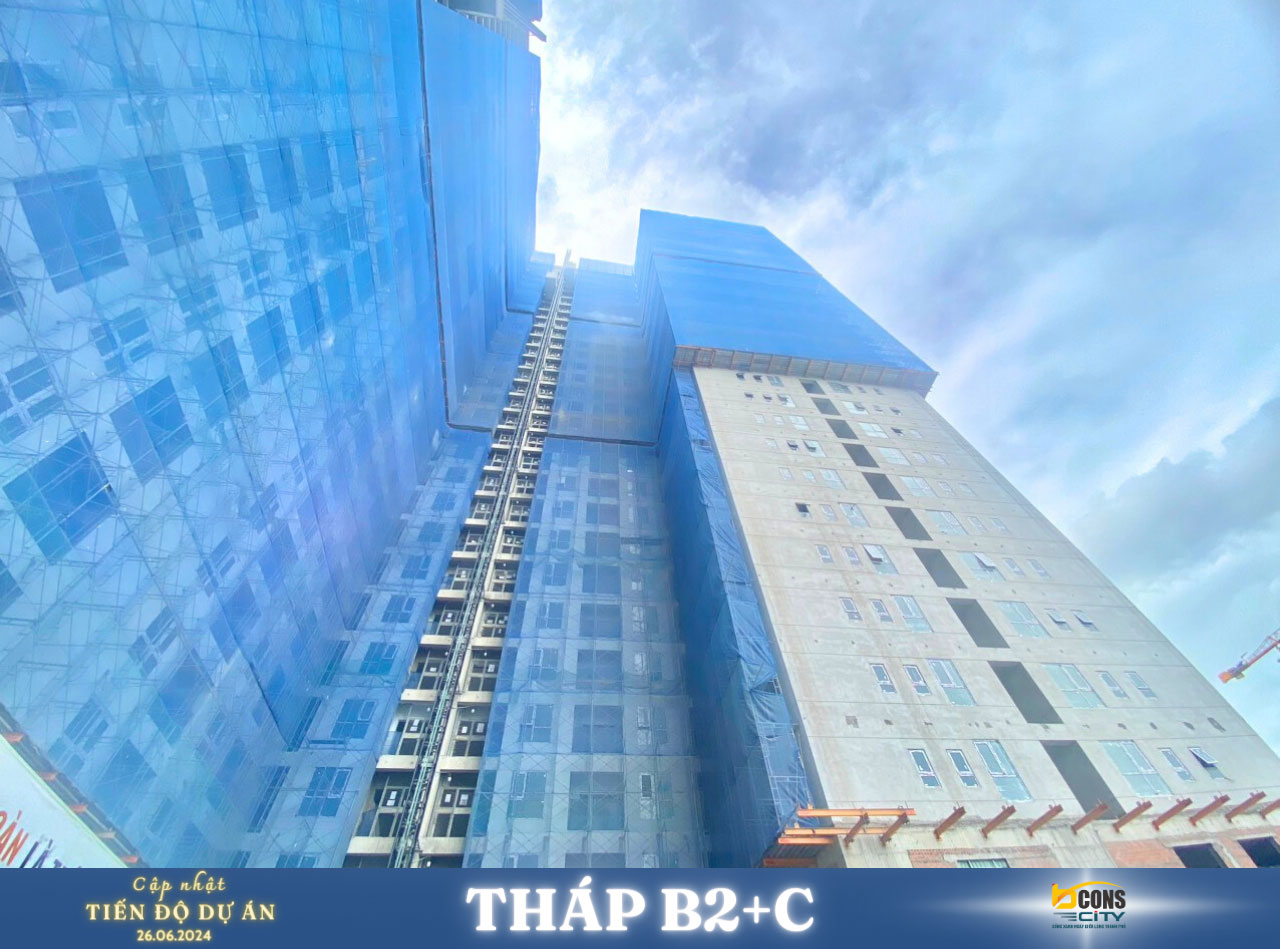 Mặt ngoài Tháp B2+C