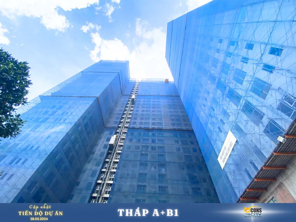 Mặt ngoài Tháp A+B1